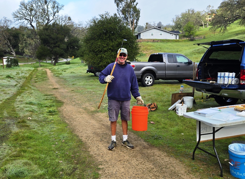 Tim ready to get going.